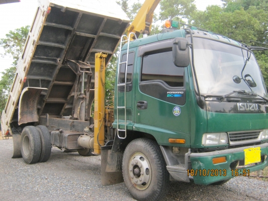 ขายด่วนล้อดั้ม+เครน TADANO 3ตัน เครื่อง 6BD1 (165)เเรง หัวเด้กก้าลงเล่มเรียบร้อย