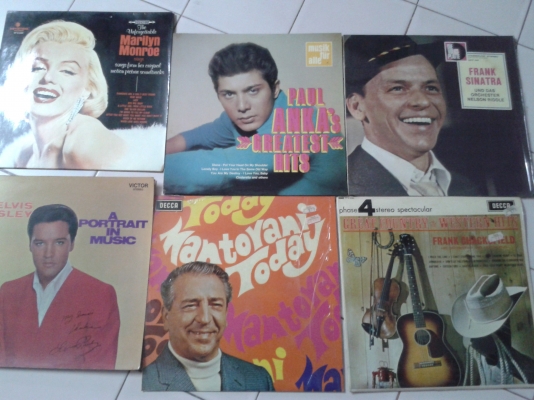 แผ่นเสียงสภาพดี มี 6 แผ่น