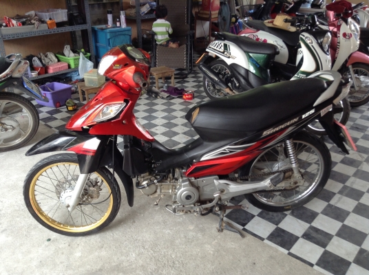 ขาย!!!ซูซูกิโชกัน เปลือกบังลมหน้าไม่มีคับขายถูก ปี51 รถเครื่องดีคับ มีเล่มทะเบียนครบ ภาษีไม่หมด