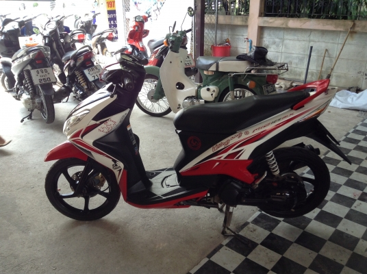 ขาย!!!มีโอตัวใหม่ตัวท๊อป ล้อแม็ก ปี53 รถเครื่องดีคับ มีเล่มทะเบียนครบ ภาษีไม่หมด