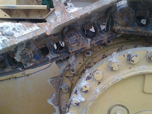 รถแทรคเตอร์ตีนตะขาบ CAT D4H รถสวย มีทะเบียนครบ