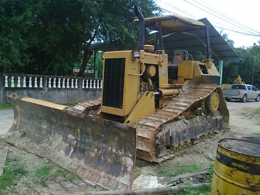 รถแทรคเตอร์ตีนตะขาบ CAT D4H รถสวย มีทะเบียนครบ