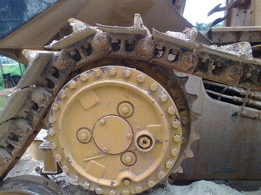 รถแทรคเตอร์ตีนตะขาบ CAT D4H รถสวย มีทะเบียนครบ