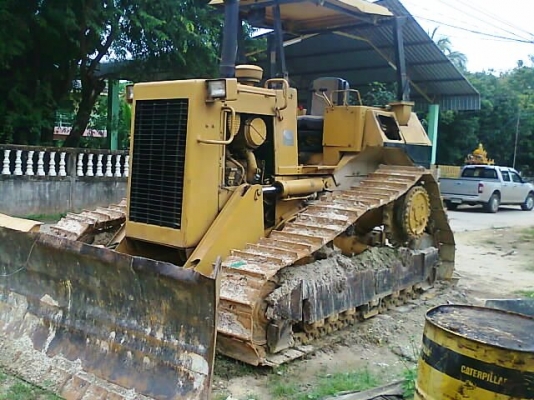 รถแทรคเตอร์ตีนตะขาบ CAT D4H รถสวย มีทะเบียนครบ