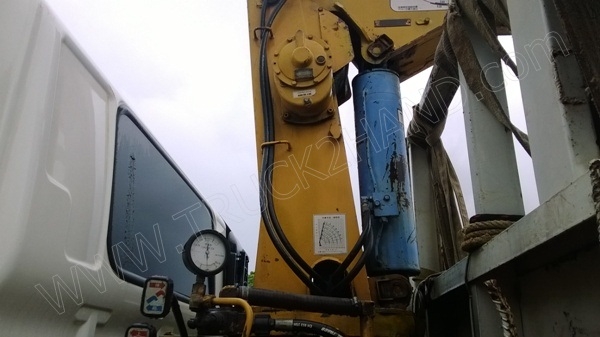 รถบรรทุก 6 ล้อติดเครน ยี่ห้อ HINO ติดเครน 5 ตัน 220 แรงม้า