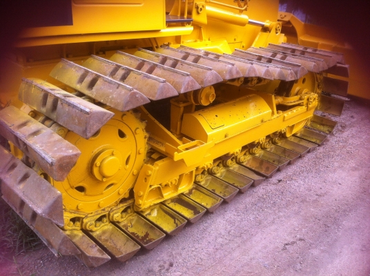 รถแทรคเตอร์ตีนตะขาบ  KOMATSU D20P-7E  เก่าในสภาพเก่านอก สวย ใบมีดสไลด์ 6 ทิศทาง