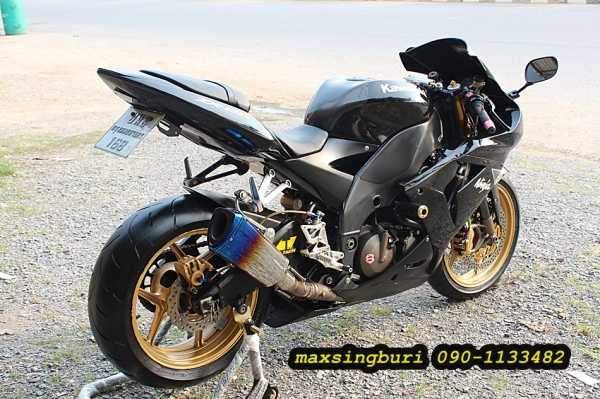 แม็กสิงห์บุรี//((ถูกที่สุด)) KAWASAKI ZX-10 ปี05 ของแต่งเยอะ ทะเบียนแท้โอนขนส่ง 298000 ด่วนๆ