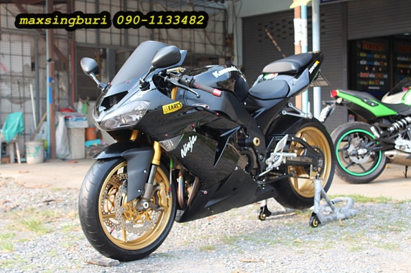 แม็กสิงห์บุรี//((ถูกที่สุด)) KAWASAKI ZX-10 ปี05 ของแต่งเยอะ ทะเบียนแท้โอนขนส่ง 298000 ด่วนๆ