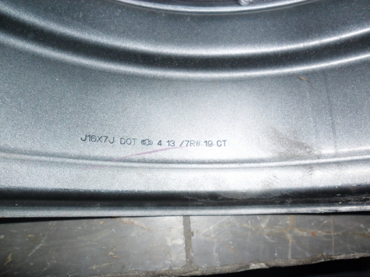 ขาย ล้อกะทะเหล็ก  ขอบ 16 6 รู 4วง