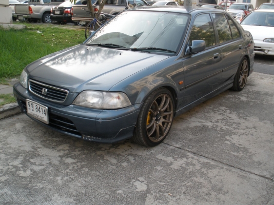 ราคาสุดท้าย งดต่อ 75000 บาท HONDA CITY 1.3 เครื่องเดิมประหยัด เกียร์ออโต้ สเกิร์ตรอบคัน ล้อแม็กขอบ17 ยางดี  ก.ไฟฟ้า