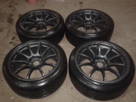ขายล้อrs18"  9*9 et30  5รู114 พร้อมยาง  14900