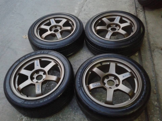 ขายล้อTE37ขอบ17"8*8 พร้อมยาง 12900