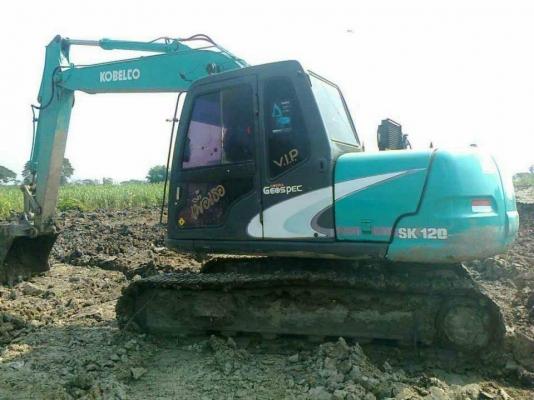 ขายรถแบคโฮ  KOBELCO sk120-5superไฟฟ้าสมบูณร์เอวแน่นช่วงล่างเต็มเอกสารเล่มทะเบียนสภาพสวยพร้อมลุย