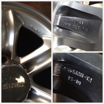 ล้อเล็บเหยี่ยว Enkei แท้ขอบ 16x7 กลึงดุมใส่โตโยต้ามา 2 วง อีก 2 วงดุมเดิมครับ