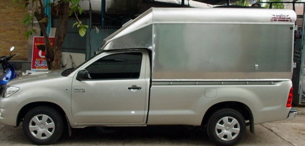 รถกระบะคอกเสริม, รถกระบะตู้ทึบ รับจ้างส่งสินค้าทั่วราชอาณาจักรครับ