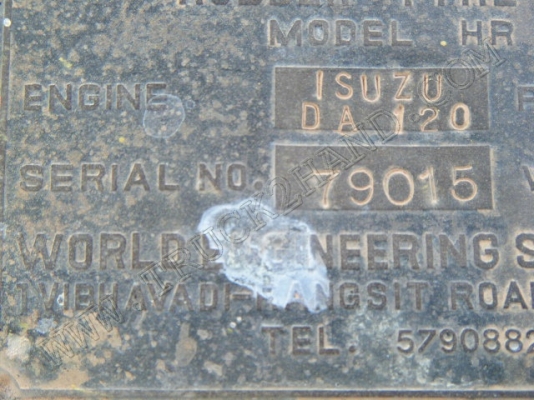 ประมูล - ขายทอดตลาด รถบดถนนล้อยาง ยี่ห้อ HI-WAY MASTER รุ่น HR15T