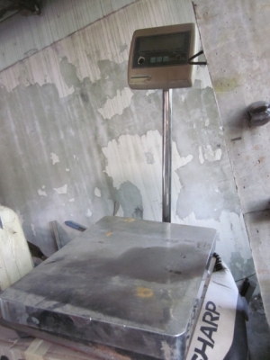 ขายถูกตามสภาพ-เครื่องชั่งสแตนเลสแท้ แบบดิจิตอล ตัวใหญ่ สภาพมือสอง