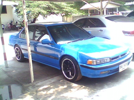 รถเก๋ง HONDA ACCORD ตาเพชร ปี่91ติดแก็สLPG เครื่องดี เอกสารทะเบียนพร้อม แอร์เย็น แม็กขอบ 17 Japan