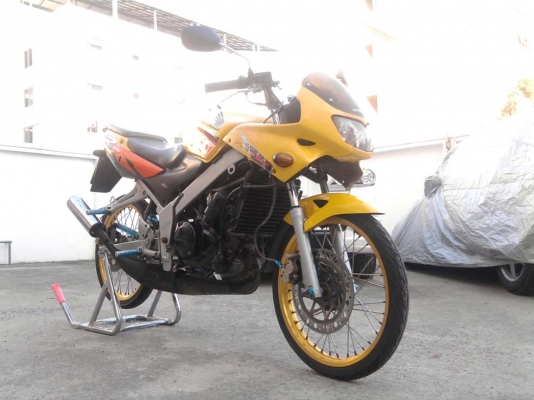 ขออนุญาติขาย HONDA LS 125D สีเหลืองดำ ล้อทอง