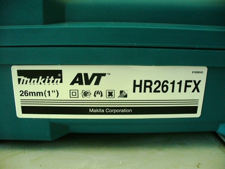 MAKITA HR2611FX สว่านโรตารี่ 26mm 800W SDS-Plus (3ระบบ) AVT MAKITA HR2611FX สว่านโรตารี่ 26mm 800W SDS-Plus (3ระบบ) AVT
