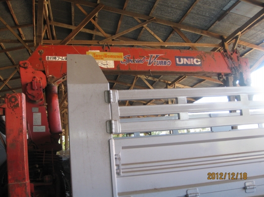 ขายเครน UNIC special-V torbo  5 ตัน 5ปอก พึ่งชื้อมาติดตั้ง  ไม่ค่อยได้ใช้งานครับ