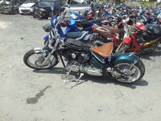 เปืย  badboys pataya mc ขายทิ้ง yamaha dragstar 1100 cc ทะเบียนแท้ ขาย85000