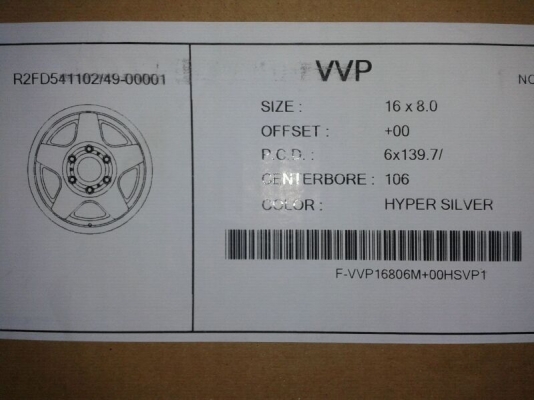 ขาย ล้อสวยๆ 16x8ET0