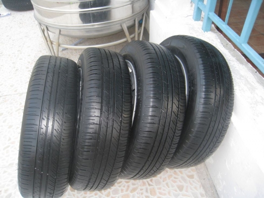 ขายล้อแม็กเดิม HONDA CITY ขอบ 15"x5" 4/100 +ยางปี 11 (081-3747940)