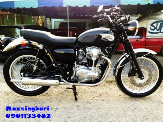 แม็กสิงห์บุรี//KAWASAKI W650 ปี02 ประกอบใหม่ สภาพเดิมๆสวยใสพร้อมใช้ 145000 ด่วน