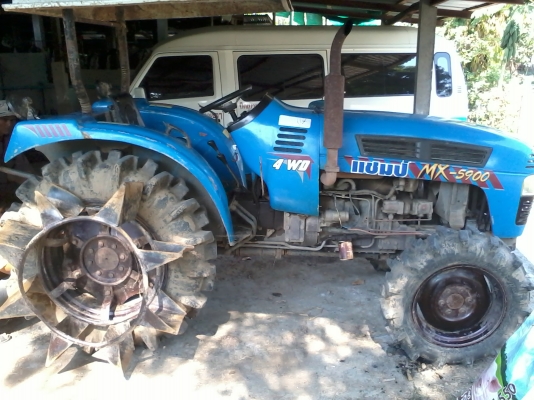 HINOMOTO E28 พร้อมใบดันหน้า ผานพวง 5 ใบ