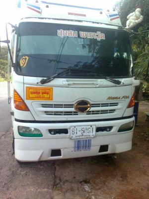 ขายรถ 10 ล้อดัมพ์ HINO MEGA 320 ปี 2550 มีระบบลากพ่วง รถวิ่งไป 300000 กิโลเมตร ราคา 2450000