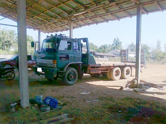 ขายด่วน!..รถสิบล้อ ท้ายลาด HINO KT 925 เก๋ง F 18 รถสวย ใส่รถเกี่ยวข้าว.