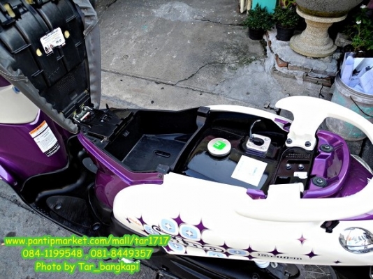 รถไม่ถึงปี ใหม่มากๆ YAMAHA FINO ม่วง-ขาว ราคา 25,500 บาท ถูกๆเลยจร้า...