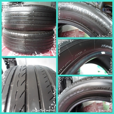 ยาง215/60/16YOKOHAMA.ADVANdB.decibel.(ปี11 สวยๆไม่มีป่ะ2เส้น1,400฿)  (ยาง made in japan ครับ)