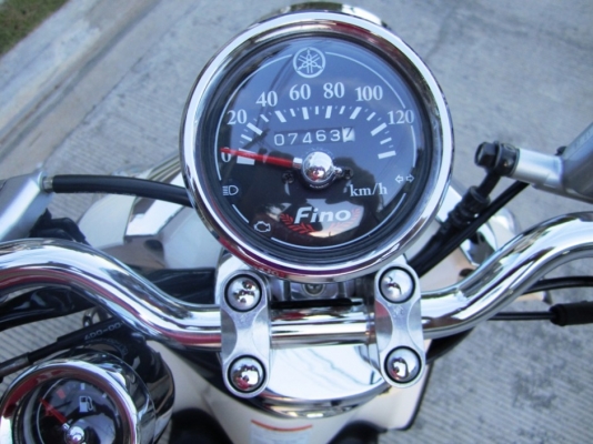 Yamaha New Fino Classic ดำ-ขาว สภาพสวยๆ มาในราคาสุดคุ้มเพียง  บาทเท่านั้น