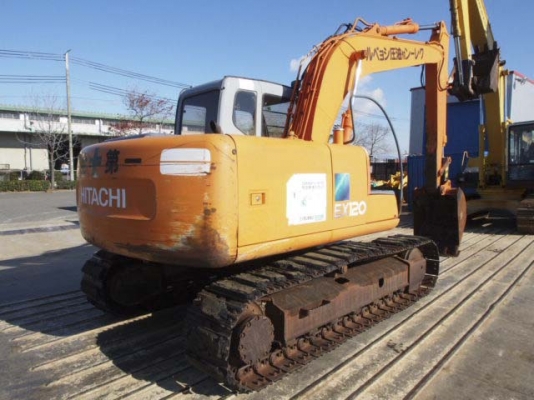 ขายด่วน HITACHI EX120-5  ซีเรียล 52160  เก่าญี่ปุ่น 100\% นำเข้าเอง สวยสุด ๆๆ