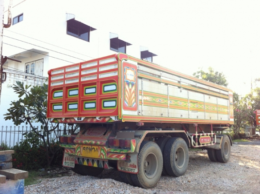 ฝากขายรถพ่วง HINO 344 ยูโร3 ปี53 ดัมพ์แม่ลูก ซีทีทรัค ลูก3คานแท้