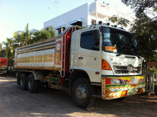 ฝากขายรถพ่วง HINO 344 ยูโร3 ปี53 ดัมพ์แม่ลูก ซีทีทรัค ลูก3คานแท้