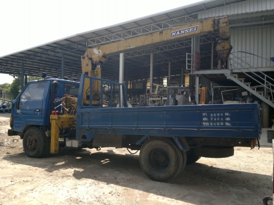 ขายรถ 6 ล้อ กระบะคาร์โก้ ติดเครน NANSEI 3 ตัน TOYOTA-300 รถใช้งานอยู่