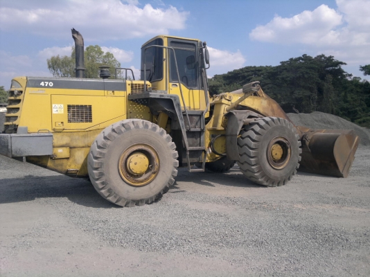 ขายรถตักล้อยางKOMATSU WA470-3 สภาพสวย เก็บรั้วซึมแล้ว กำลังดี สนใจโทร