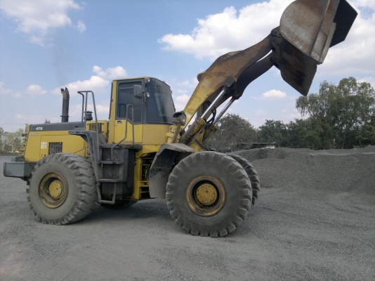 ขายรถตักล้อยางKOMATSU WA470-3 สภาพสวย เก็บรั้วซึมแล้ว กำลังดี สนใจโทร