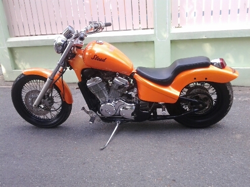 sell steed 400 cc y 94 สีแจ่มๆ ดุๆ ชุบเท่าที่เห็น ขนาด กะทัดรัด เครื่องแน่น เงียบ วิ่งดี สภาพตามรูป ท่อปากฉลามใบโต อินวอย เจ้าครับ ราคา 67000 รับรองว่าสวย 0800184801