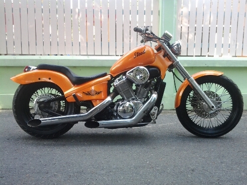 sell steed 400 cc y 94 สีแจ่มๆ ดุๆ ชุบเท่าที่เห็น ขนาด กะทัดรัด เครื่องแน่น เงียบ วิ่งดี สภาพตามรูป ท่อปากฉลามใบโต อินวอย เจ้าครับ ราคา 67000 รับรองว่าสวย 0800184801