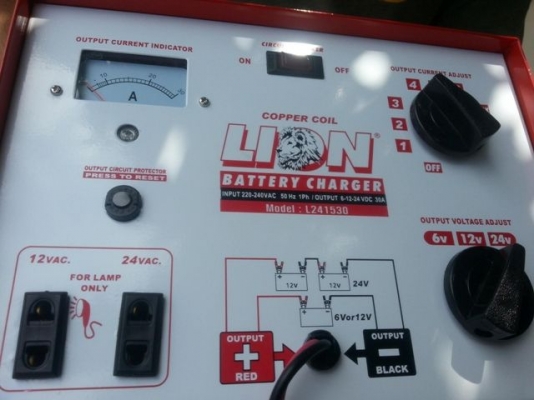 ขายเครื่องชาร์จแบตเตอรี่ 6-24V.