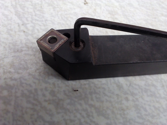 ด้ามมีดกลึงแบบจับยึดเม็ดมีด Insert (พร้อมเม็ดมีดและตัวหมุนล็อก)