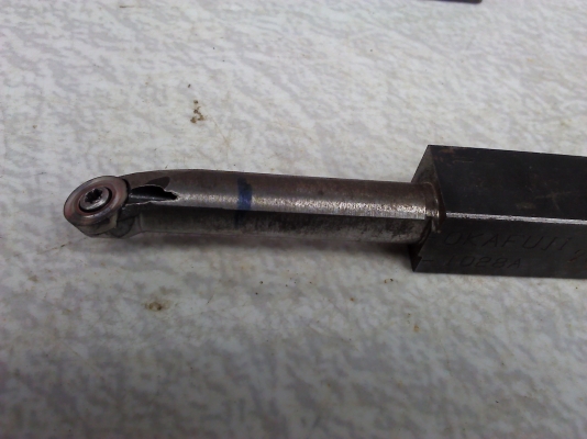 ด้ามมีดกลึงคว้านรูแบบจับยึดเม็ดมีด Insert มีรูน้ำหล่อเย็นพร้อม(พร้อมเม็ดมีดและตัวหมุนล็อก)