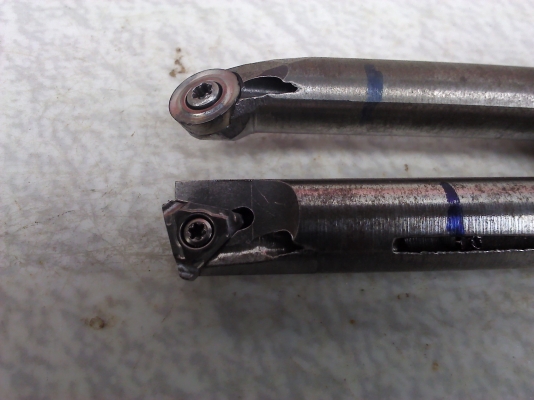 ด้ามมีดกลึงคว้านรูแบบจับยึดเม็ดมีด Insert มีรูน้ำหล่อเย็นพร้อม(พร้อมเม็ดมีดและตัวหมุนล็อก)