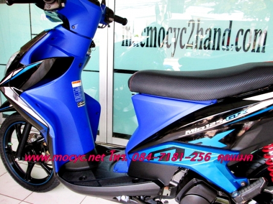 MIO 125 GTX ตัวท๊อป ล้อแมกซ์  กระบอบสูบ DiASil ทนกว่าเหล็ก 2 เท่า  ฟรีค่าโอน 24900