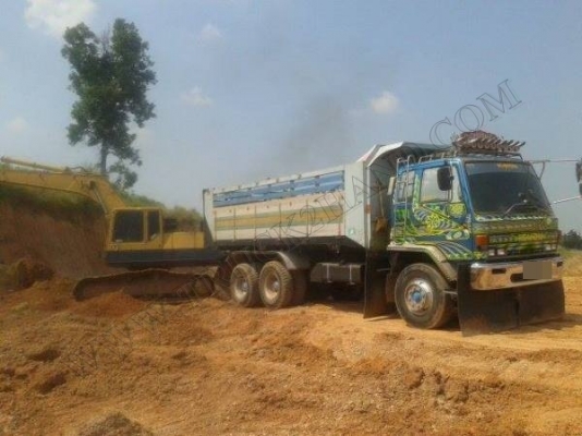 รถบรรทุก 10 ล้อดั้มพ์  ISUZU ROCKY 240  2 เพลา