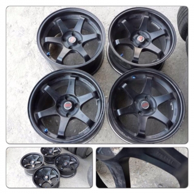 ขายแม็กมือ2ลาย TE37SL ขอบ15 4รู100 ราคา8,900 บาทราคาถูก